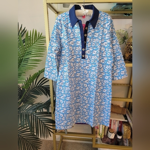NWT Lilly Pulitzer Ainslee 3/4 Sleeve Dress in Women's Size Large - Picture 1 of 8